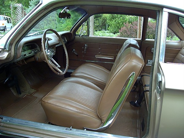 1963 Monza coupe interior