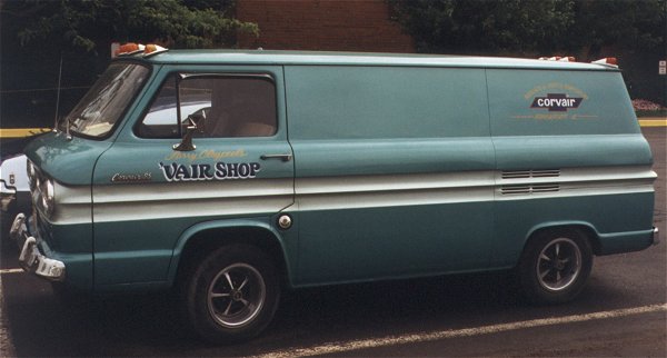 Larry Claypool's 'Vair Shop van