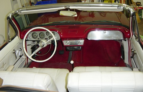1964 Monza Spyder interior