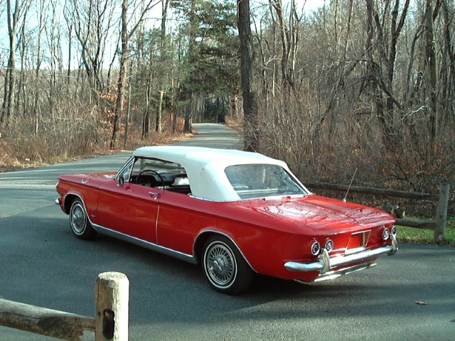 Ken Lundy's 1964 Monza (rear 3/4 view)